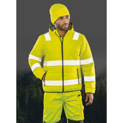 Recycled ripstop padded safety jacket